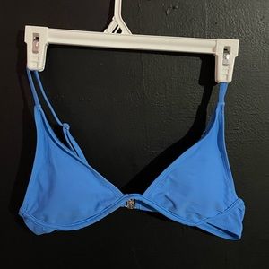 Blue bikini top